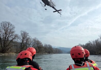 Einsatz: Personensuche auf der Drau