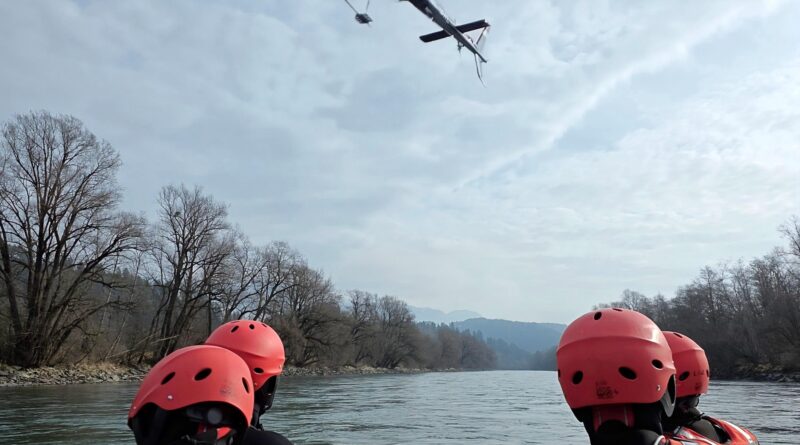 Einsatz: Personensuche auf der Drau