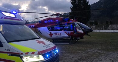 Einsatz am Südufer-Radweg (Höhe Buchwald)