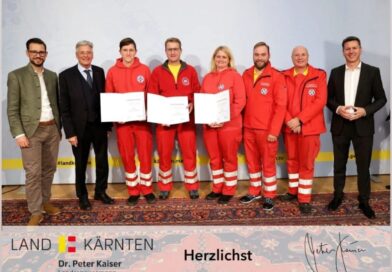 Empfang zu Ehren der Einsatzkräfte