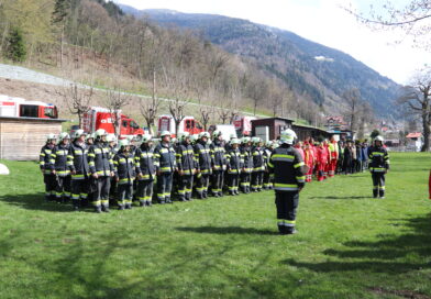 Übung mit den Feuerwehren – Großbrand im Bootshaus