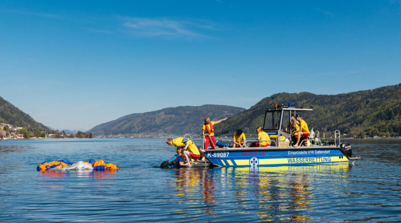 Paragleiter Rettungsübung