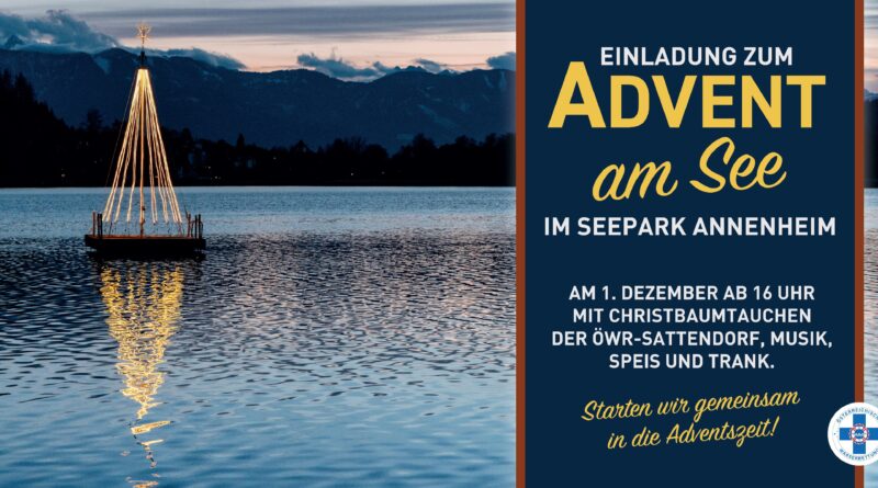 Advent am See und Christbaumtauchen der ÖWR Sattendorf