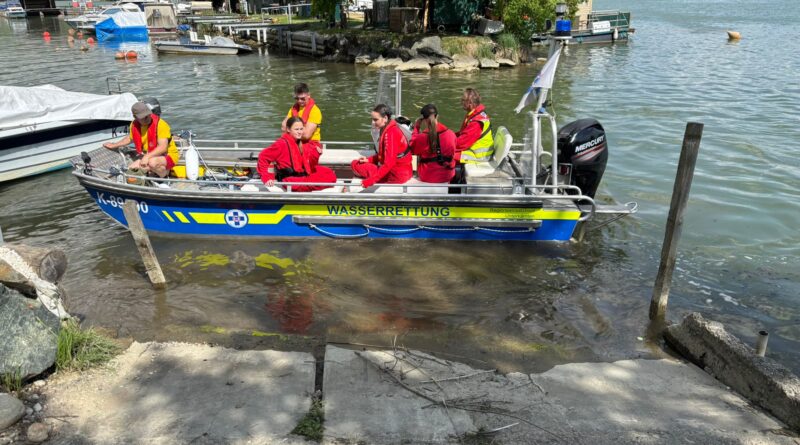 Nautische Übung am Stausee Völkermarkt