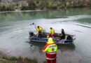 Suchaktion auf der Drau