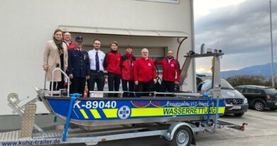 Neues Einsatzboot für die ÖWR Wernberg